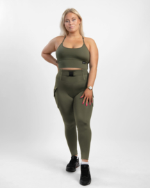 GAVELO CARGO LEGGING MILITARY GREEN