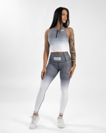 GAVELO GLNCHCK 5 WHITE CROPPED TOP MET RITSJE