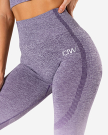 ICANIWILL OMBRE PURPLE SEAMLESS FITNESSLEGGING