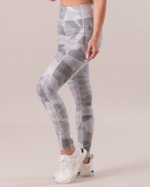 ICANIWILL WHITE CAMO FITNESSLEGGING (COMPRESSION)