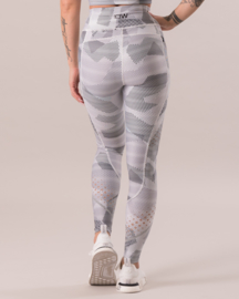 ICANIWILL WHITE CAMO FITNESSLEGGING (COMPRESSION)