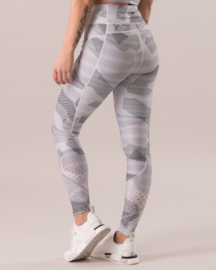 ICANIWILL WHITE CAMO FITNESSLEGGING (COMPRESSION)