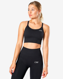 ICANIWILL DYNAMIC SEAMLESS SPORTTOP BLACK