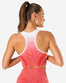 ICANIWILL OMBRE RED SEAMLESS SPORTTOP