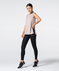 CARPATREE SLIT SHORTSLEEVE T-SHIRT DUSTY PINK