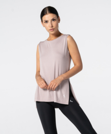 CARPATREE SLIT SHORTSLEEVE T-SHIRT DUSTY PINK