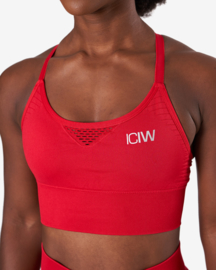 ICANIWILL DYNAMIC SEAMLESS SPORTTOP DEEP RED