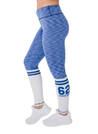 SIX DEUCE SOX ROUGH BLUE/WHITE FITNESSLEGGING