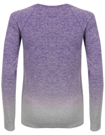 ONELLA SEAMLESS LONGSLEEVE FADE OUT PURPLE MELANGE