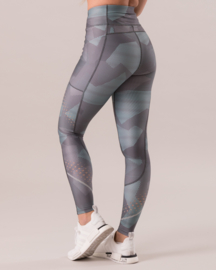 ICANIWILL MINT CAMO FITNESSLEGGING (COMPRESSION)