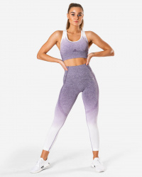 ICANIWILL OMBRE PURPLE SEAMLESS FITNESSLEGGING