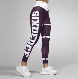 SIX DEUCE JERSEY PURPLE FITNESSLEGGING