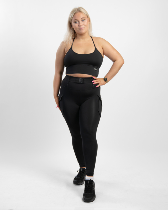 GAVELO Cargo Leggings Black