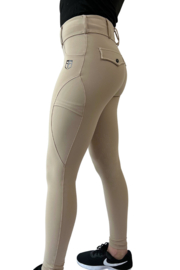 Amoury Breeches Julia Knee Grip Coffee