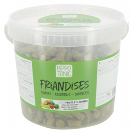 HippoTonic Friandises groenten en fruit 3kg