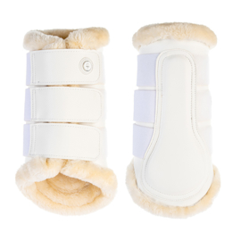 LT Luxe  Brushing boots white
