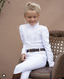 Joline Showshirt white lange mouw