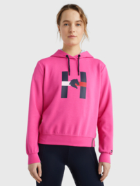 Tommy Hilfiger Horse Graphic Sport Hoodie Hot Magenta