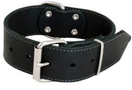 Jack and Vanilla Vetlederen brede halsband