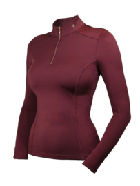 Equestrian Stockholm Vision Top New Maroon