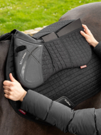 LeMieux Prosorb 3 pocket Quilted Half Pad zwart