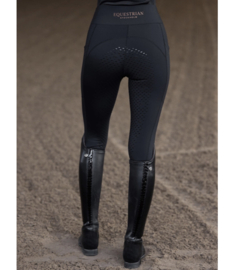 Equestrian Stockholm legging full grip Black Lagoon Blush