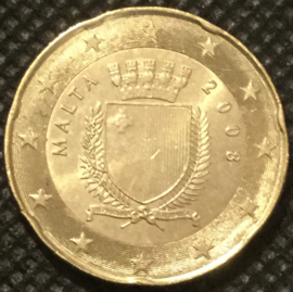 Malta - 20 cent - 2008