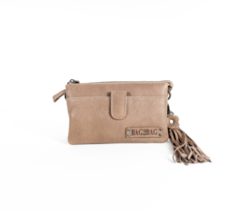 Schoudertas/clutch Dover Taupe