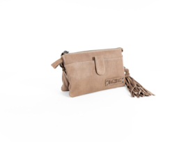 Schoudertas/clutch Dover Taupe