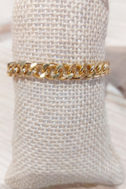 Armband Gourmet schakel goud