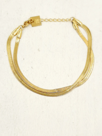 Zag Bijoux Armband double chain