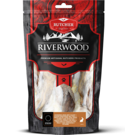 Riverwood Konijnenoren met vacht 100 gram