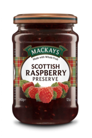 Mackays Raspberry preserve 340G