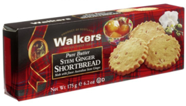 Walkers Stem Ginger Shortbread 175g