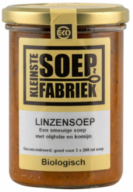 Kleinste Soepfabriek Linzensoep BIO