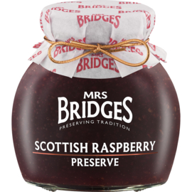 Mrs Bridges Scottish raspberry preserve 340 gram