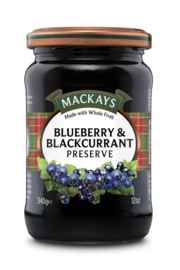 Mackays Blueberry & Blackcurrant preserve 340G