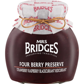 Mrs Bridges Four berry preserve 340 gram