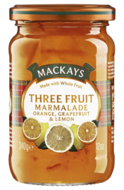 Mackays Three Fruit marmalade 340G