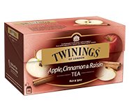 Twinings thee, Appel Kaneel Rozijn zwarte thee