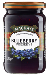 Mackays Blueberry Preserve glas 340g
