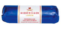 Lübecker marsepein broodje melk chocolade 125G