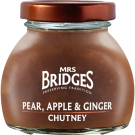 Mrs Bridges Pear, apple & ginger chutney 100 gram
