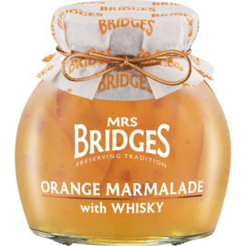 Mrs Bridges Orange marmalade with whisky 340 gram