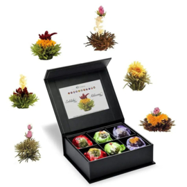 Luxe giftbox theebloemen 3 color