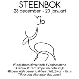 Sterrenbeeld thee: STEENBOK