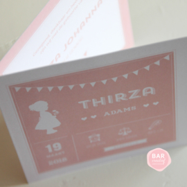 Geboortekaartje Thirza