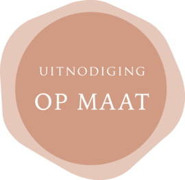 Uitnodiging op maat