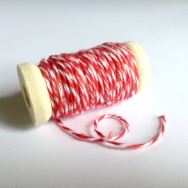 Bakkerstouw rood - 8 meter