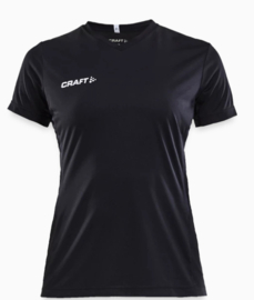 Craft dames trainings- of inspeelshirt zwart met Taurus logo maat XL